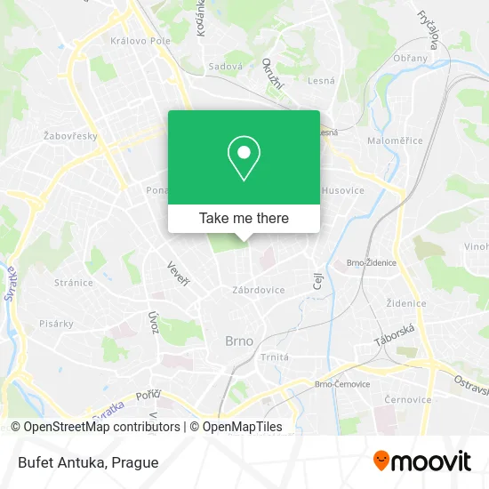 Карта Bufet Antuka