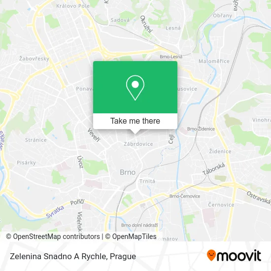 Карта Zelenina Snadno A Rychle