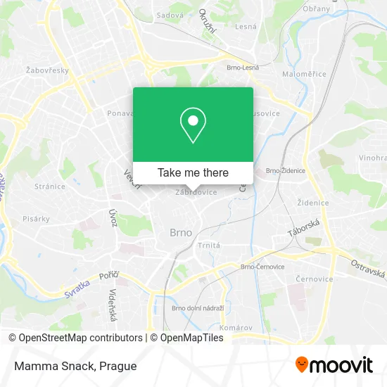 Карта Mamma Snack
