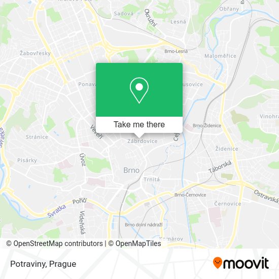 Карта Potraviny