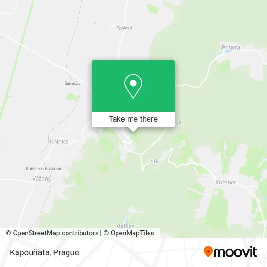 Карта Kapouňata