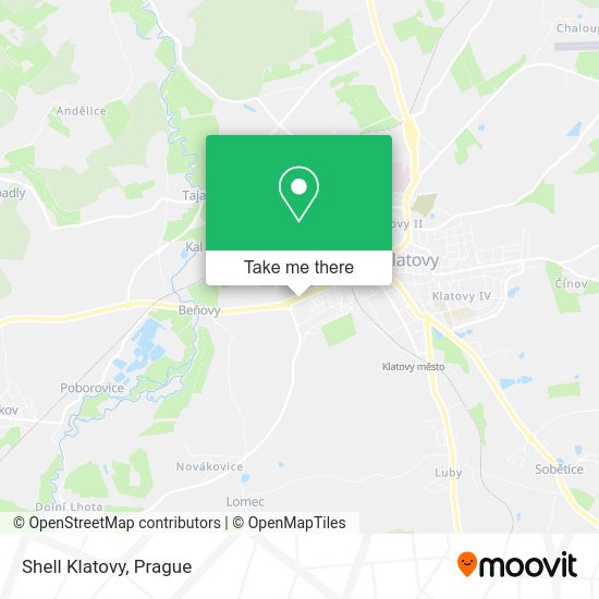 Карта Shell Klatovy