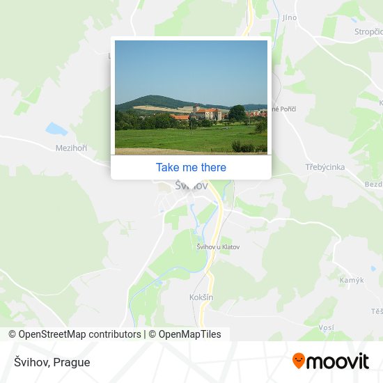 Карта Švihov