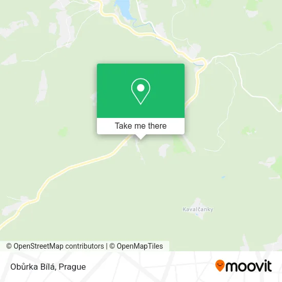 Карта Obůrka Bílá