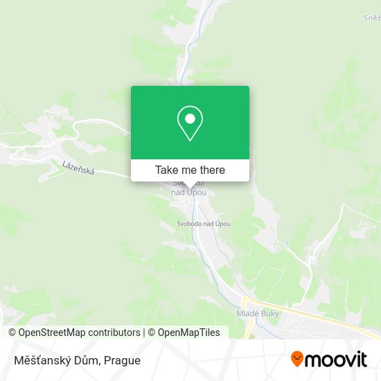 Měšťanský Dům map