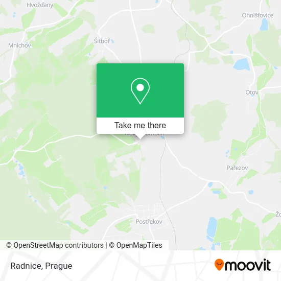 Radnice map