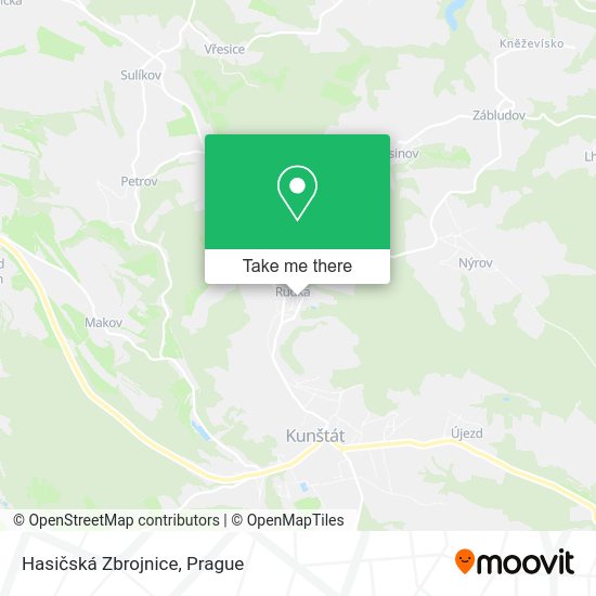 Hasičská Zbrojnice map