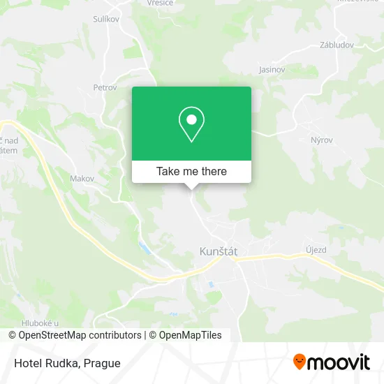 Карта Hotel Rudka