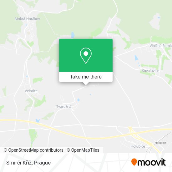 Smírčí Kříž map