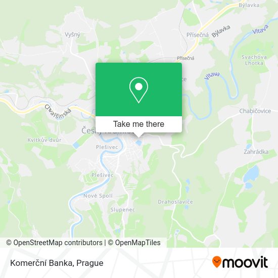 Komerční Banka map