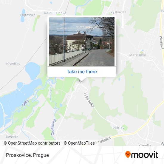 Карта Proskovice