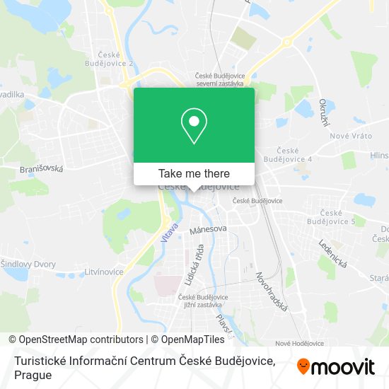 Turistické Informační Centrum České Budějovice map