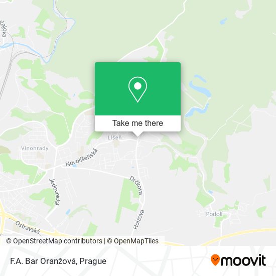 F.A. Bar Oranžová map
