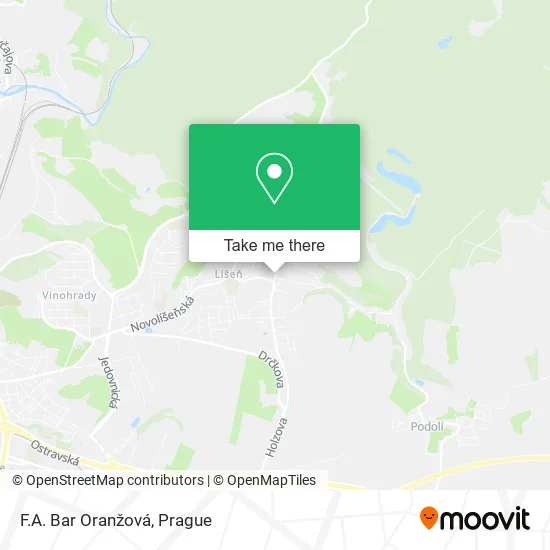 F.A. Bar Oranžová map