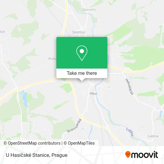 U Hasičské Stanice map