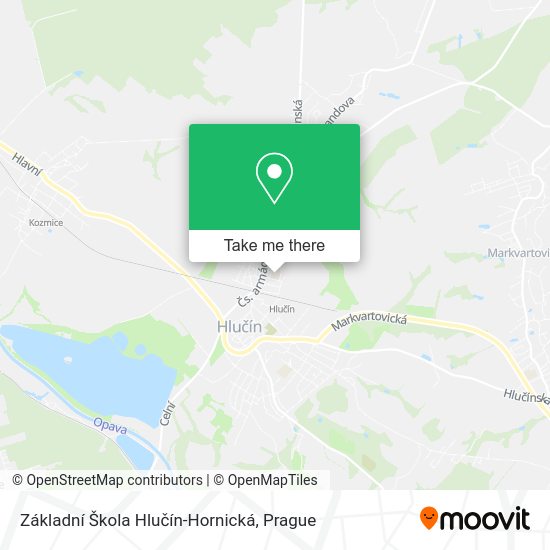 Základní Škola Hlučín-Hornická map