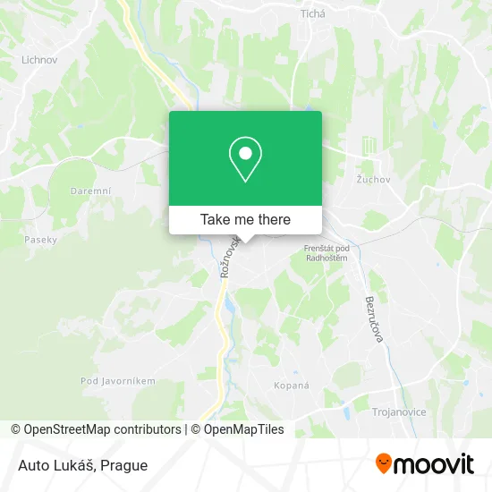 Карта Auto Lukáš