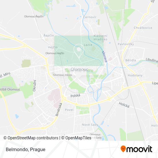 Belmondo map