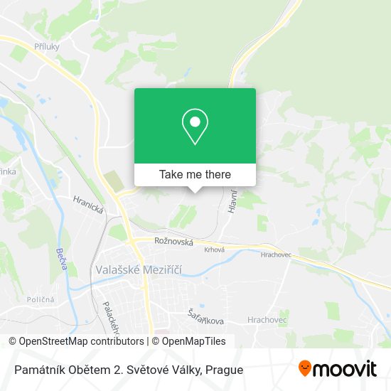 Památník Obětem 2. Světové Války map