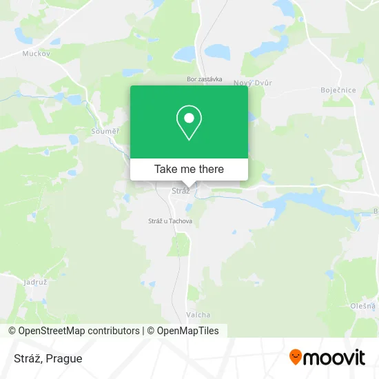 Карта Stráž