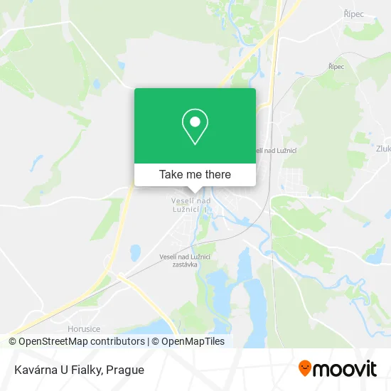Карта Kavárna U Fialky