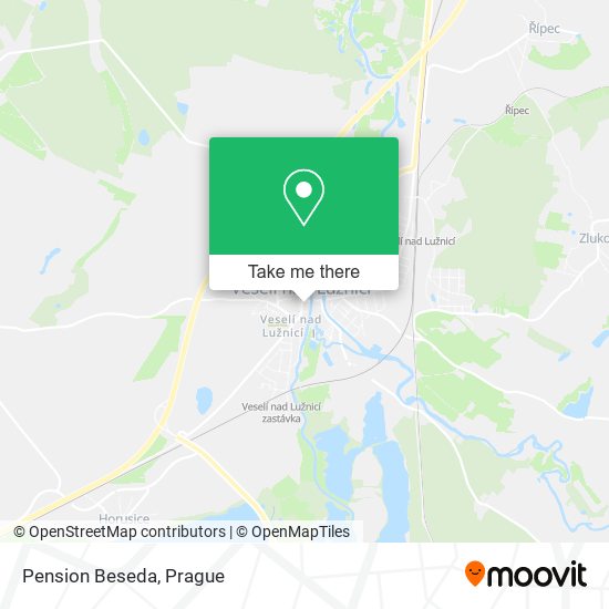 Карта Pension Beseda