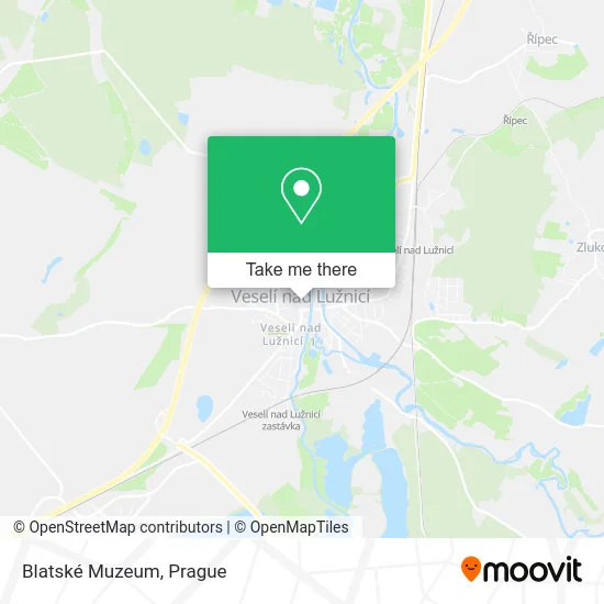 Карта Blatské Muzeum