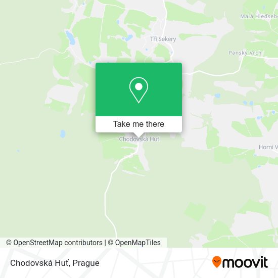 Chodovská Huť map