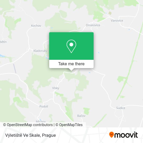 Výletiště Ve Skale map