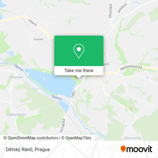 Dětský Ranč map