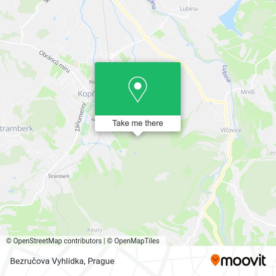 Bezručova Vyhlídka map