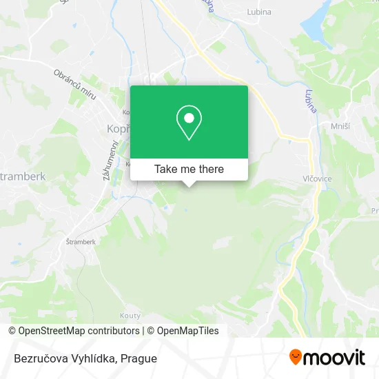 Карта Bezručova Vyhlídka