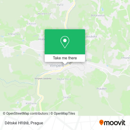 Dětské Hřiště map