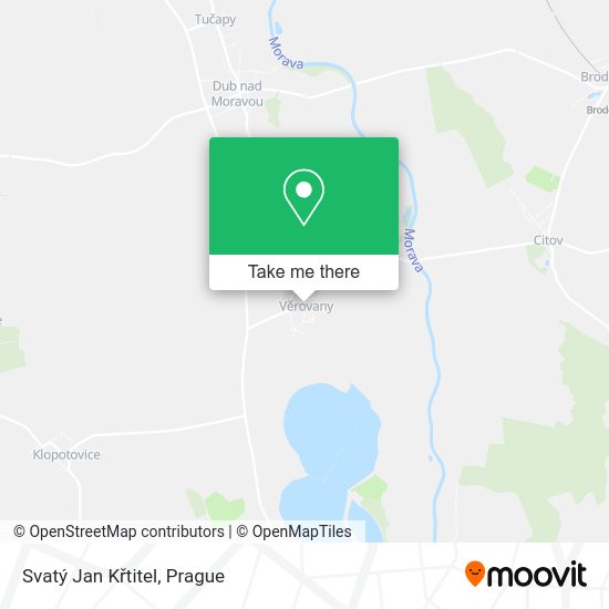 Svatý Jan Křtitel map