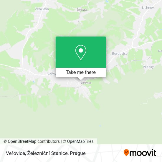 Veřovice, Železniční Stanice map