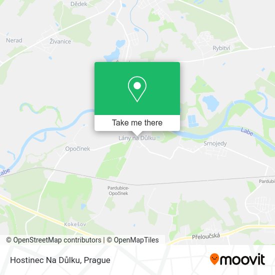 Hostinec Na Důlku map