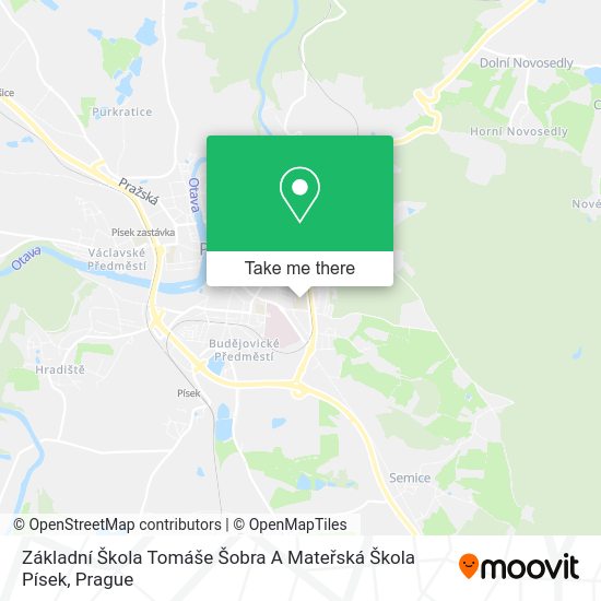 Základní Škola Tomáše Šobra A Mateřská Škola Písek map