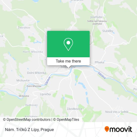Nám. Trčků Z Lípy map