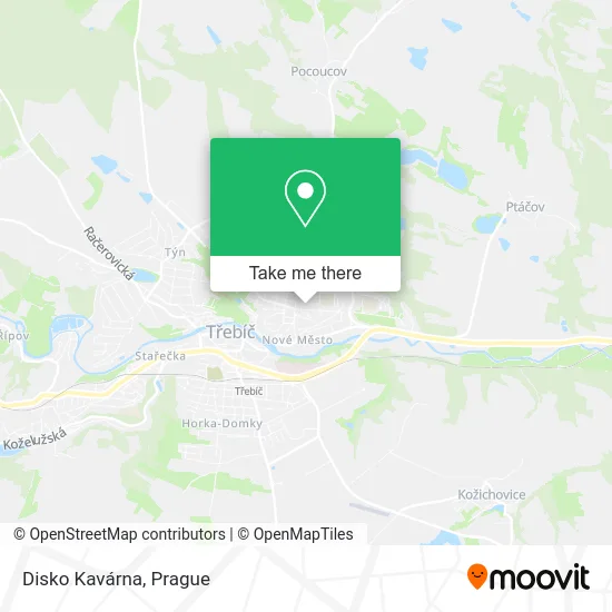 Карта Disko Kavárna