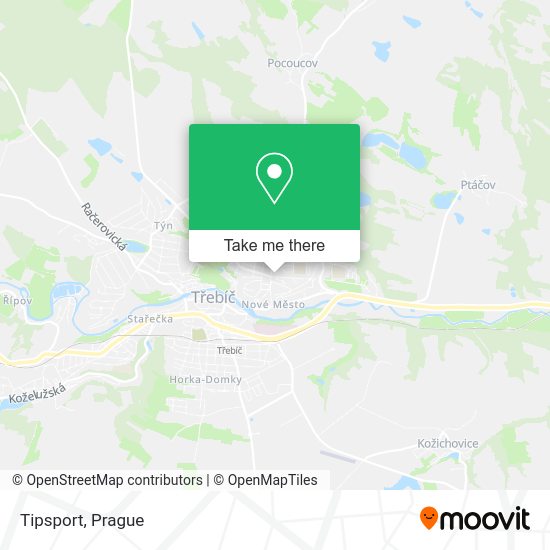 Tipsport map