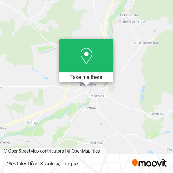 Městský Úřad Staňkov map