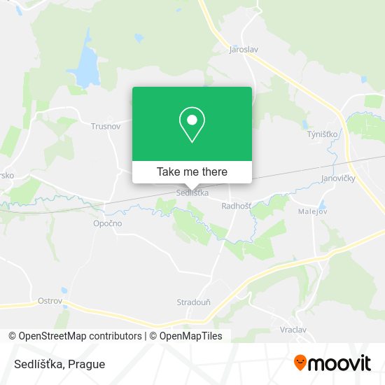 Sedlíšťka map