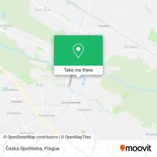 Česká Spořitelna map