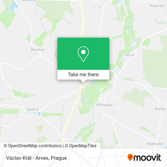 Václav Král - Arvex map