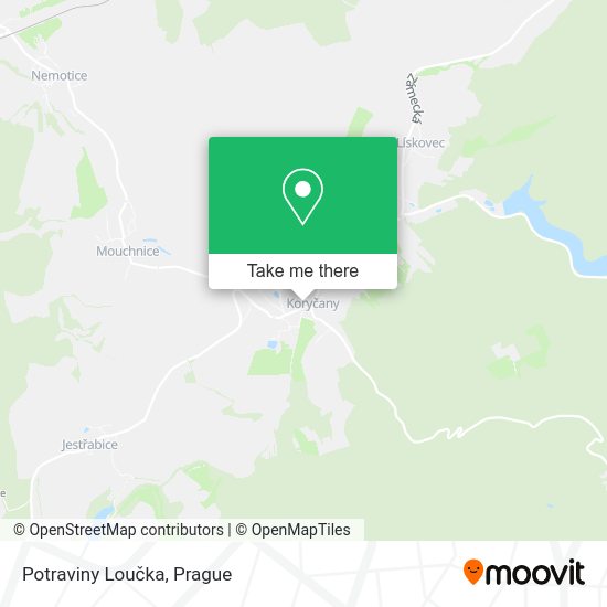 Карта Potraviny Loučka