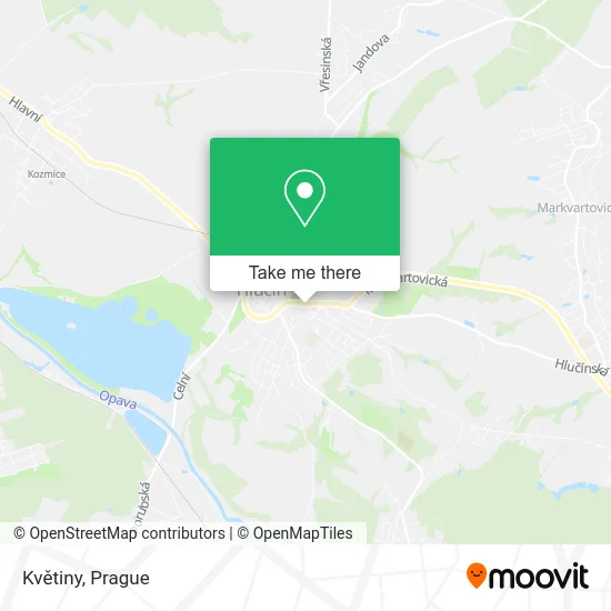 Květiny map
