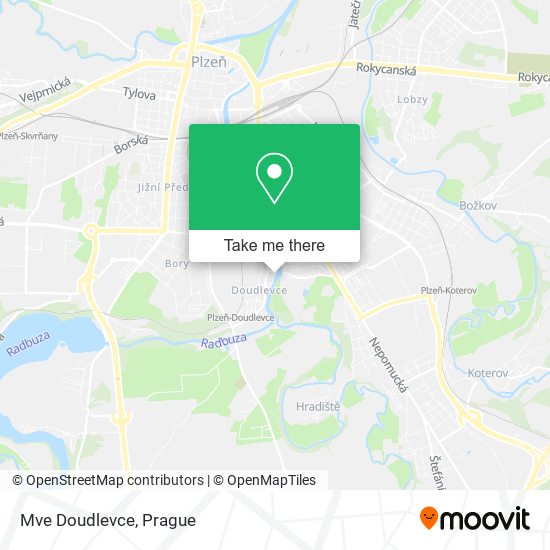 Карта Mve Doudlevce