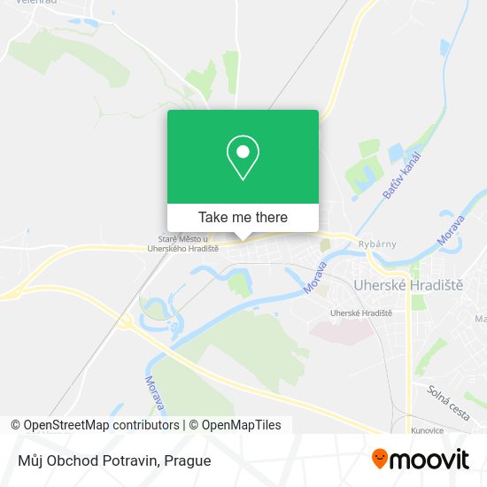 Můj Obchod Potravin map