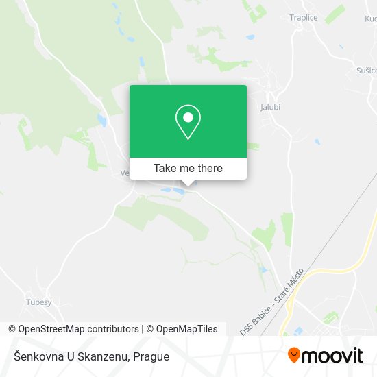 Šenkovna U Skanzenu map