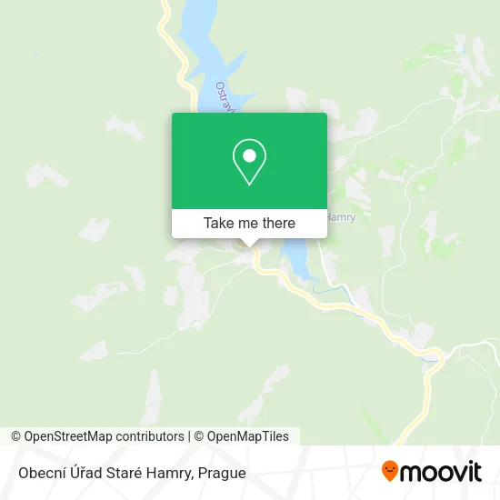 Obecní Úřad Staré Hamry map